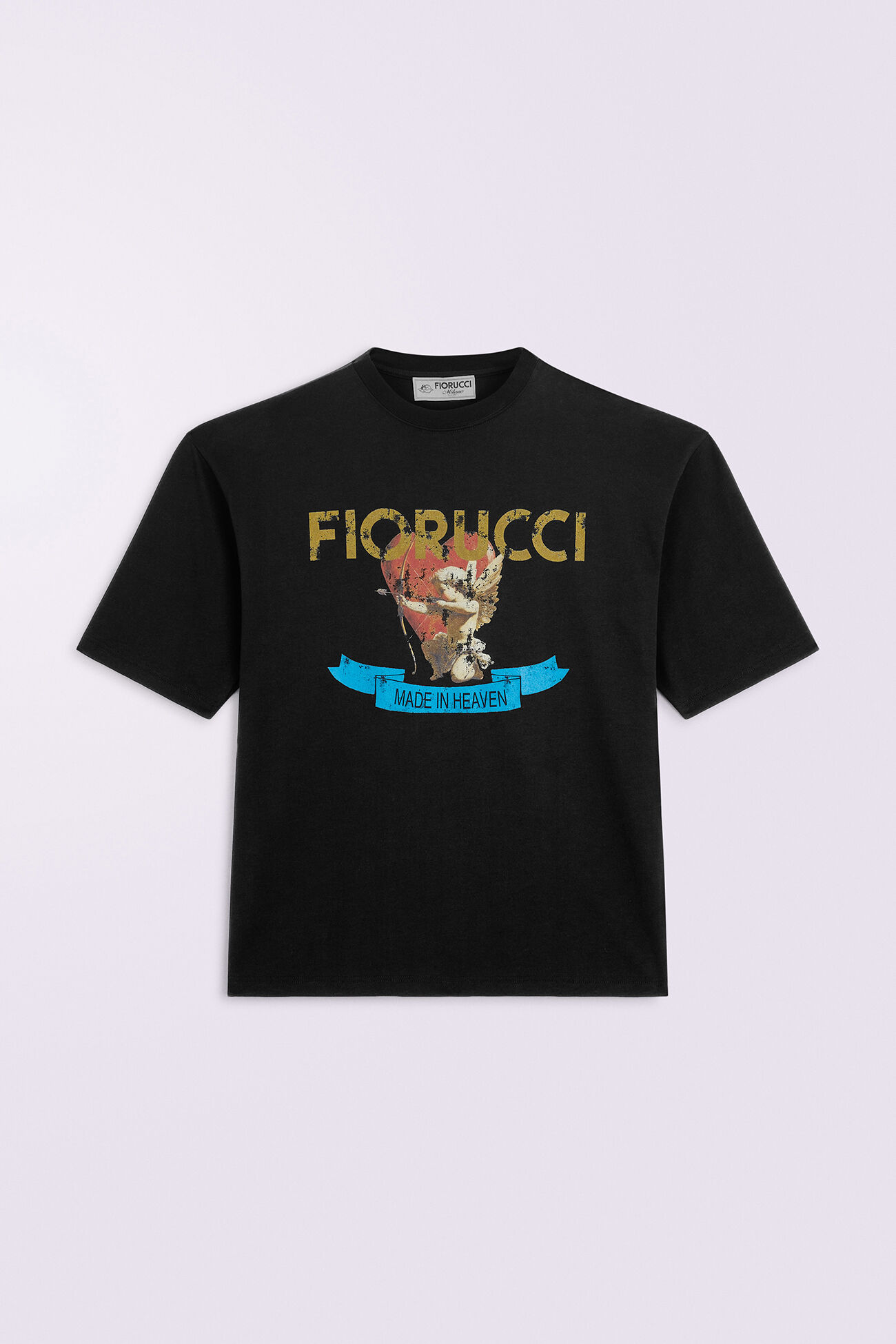 Rock Cupid Logo Relaxed T-Shirt Black